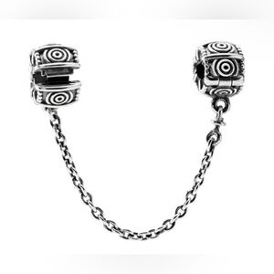 Authentic Pandora Retired ‘Dreamer’ Safety Clasp Clip S925 ALE Charm